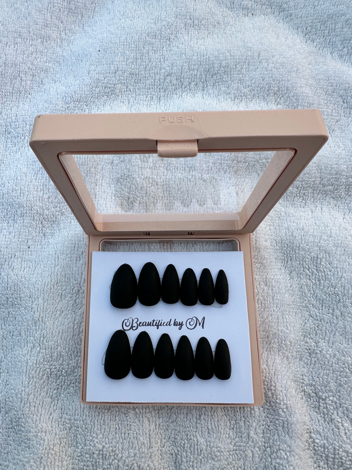 NM02: Matt Almond Shaped Press on Nails