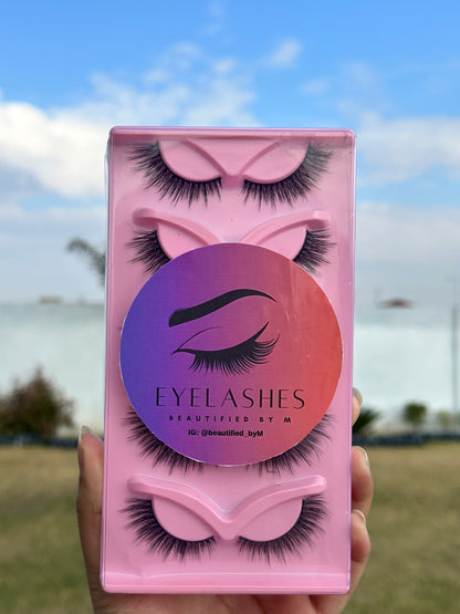 BM05: Fluffy Full Strip False Lashes 5 Pairs