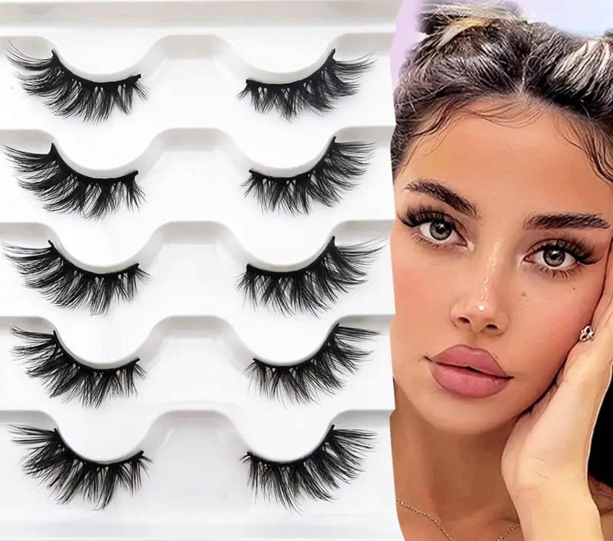 BM13: Soft Mink Half Cat Eye Lashes