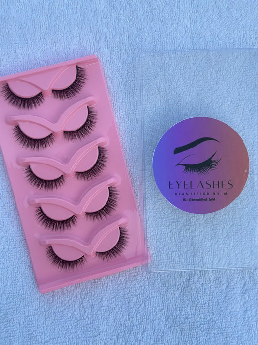 BM08: Fluffy and Natural look Cat Eye Lashes( Suitable for All eyes)