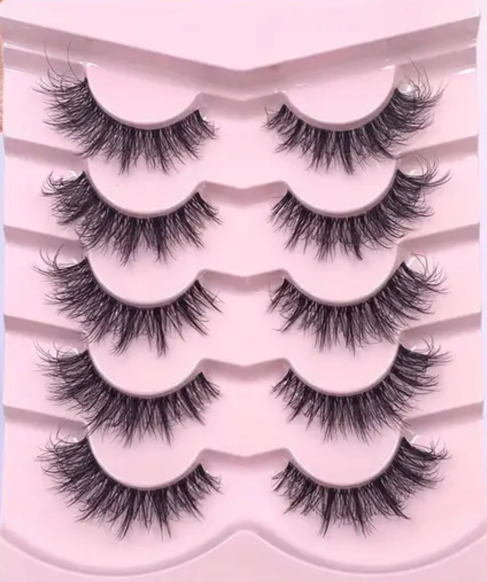 BM03: Volumized Full Strip False Lashes 5 Pairs
