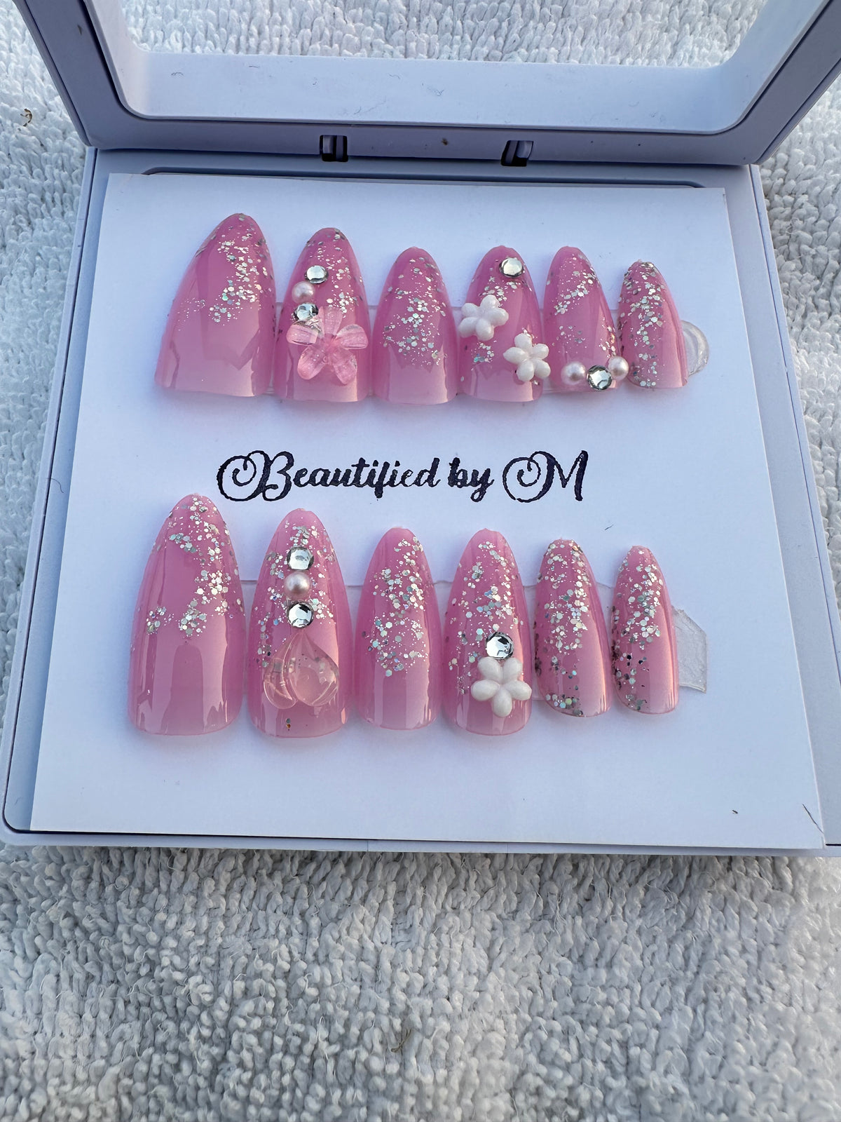 NM03: Pink Rush Gel Press on Nails