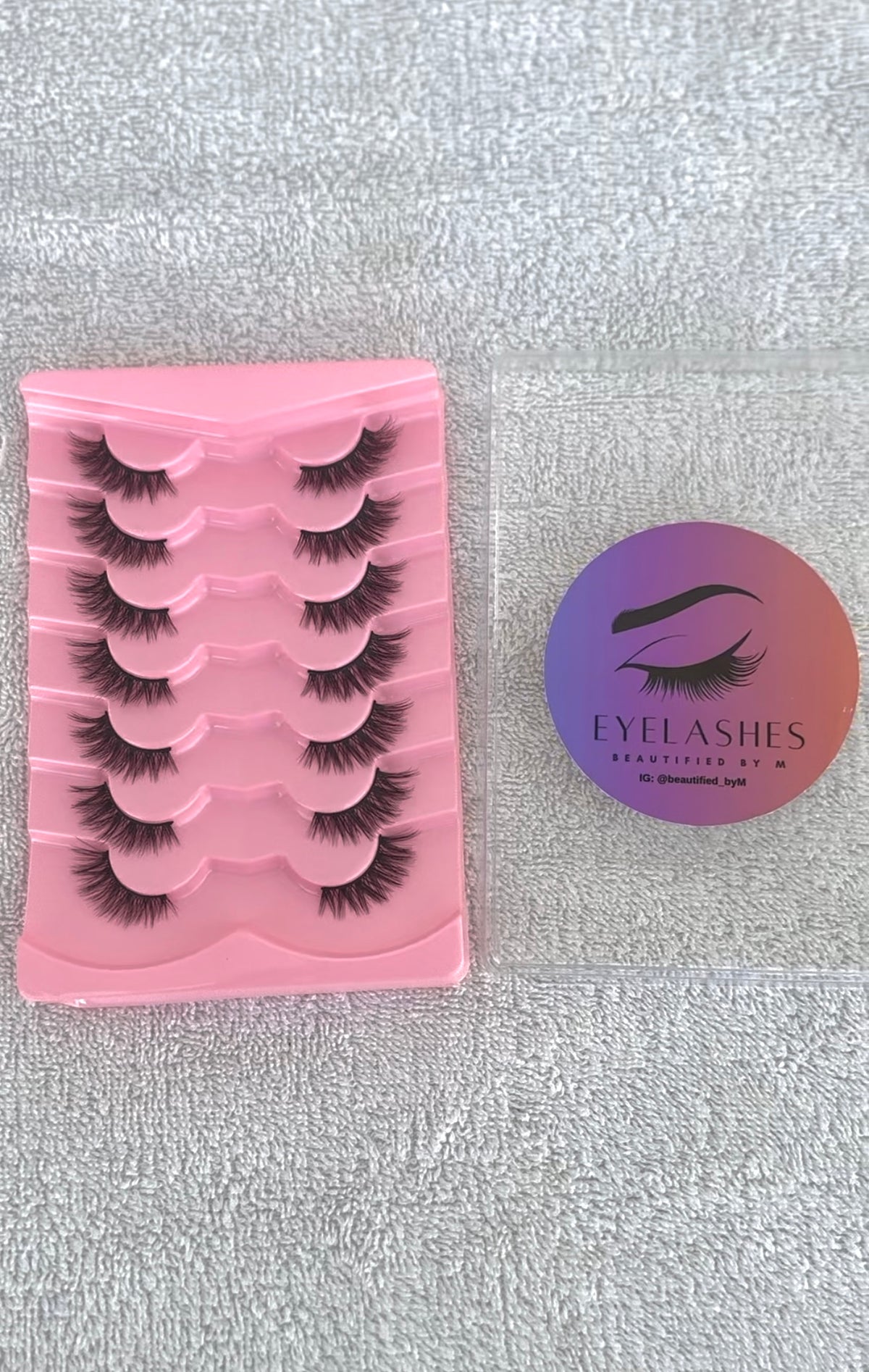 BM01: Premium Natural Half Cat Eye Lashes 7 Pairs