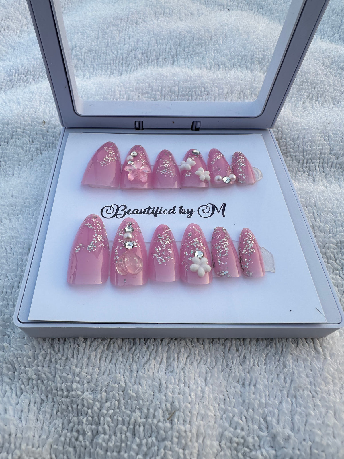 NM03: Pink Rush Gel Press on Nails