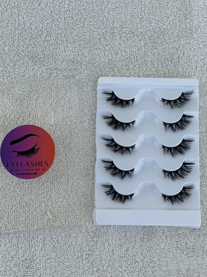BM13: Soft Mink Half Cat Eye Lashes