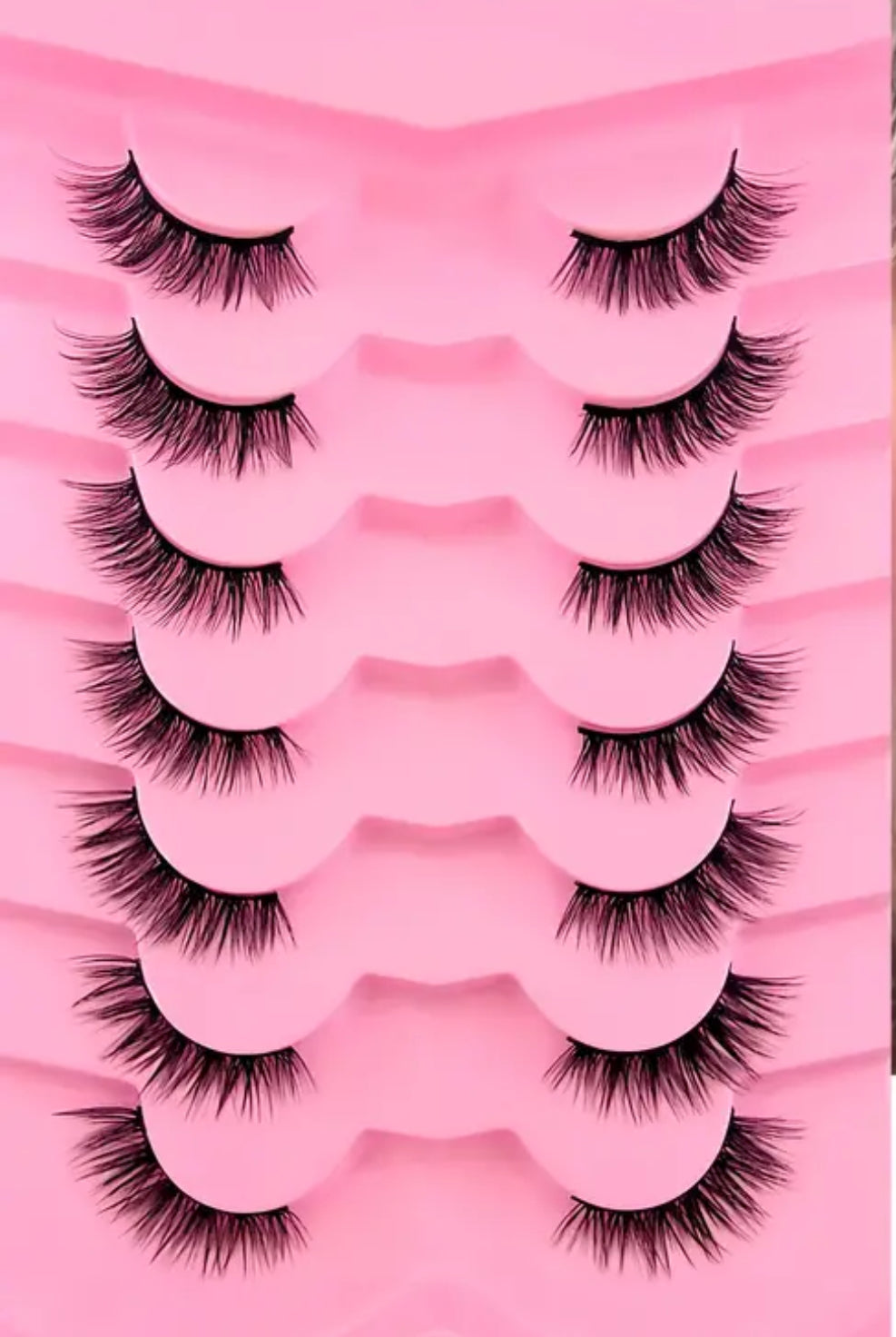 BM01: Premium Natural Half Cat Eye Lashes 7 Pairs