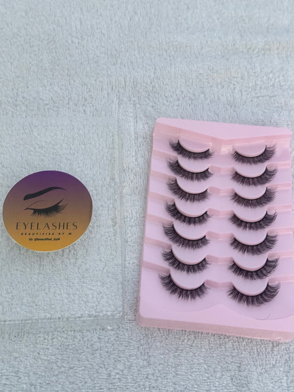 BM11: 7 Pairs Soft Natural Realistic Mink Eyelashes