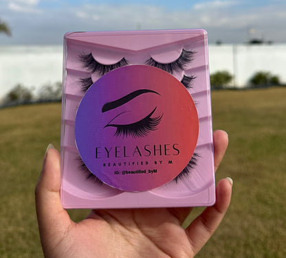 BM03: Volumized Full Strip False Lashes 5 Pairs